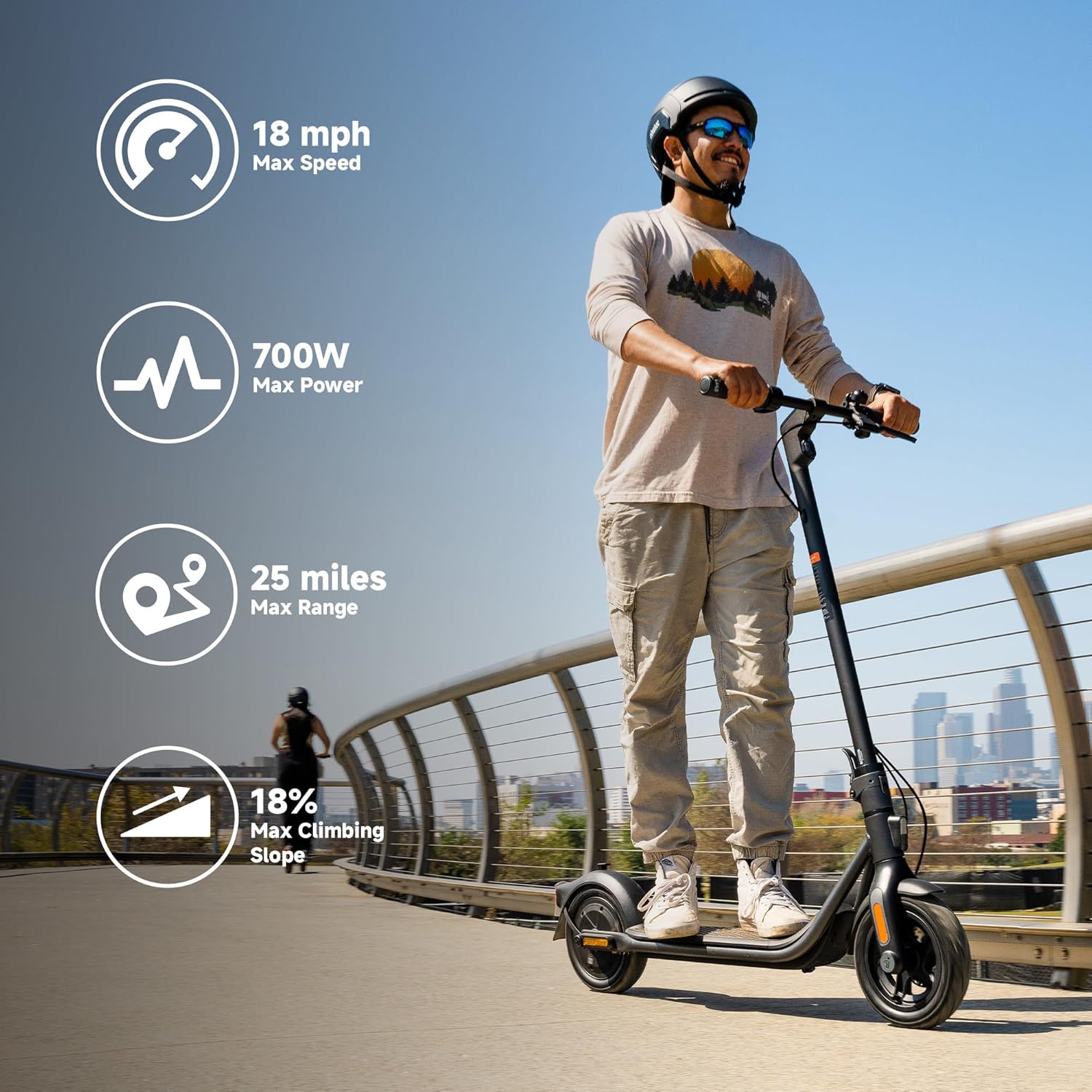 Segway Ninebot F2/F2 Pro Electric Scooter, Up to 20 MPH, Long Range, UL-2271 & UL-2272 Certified