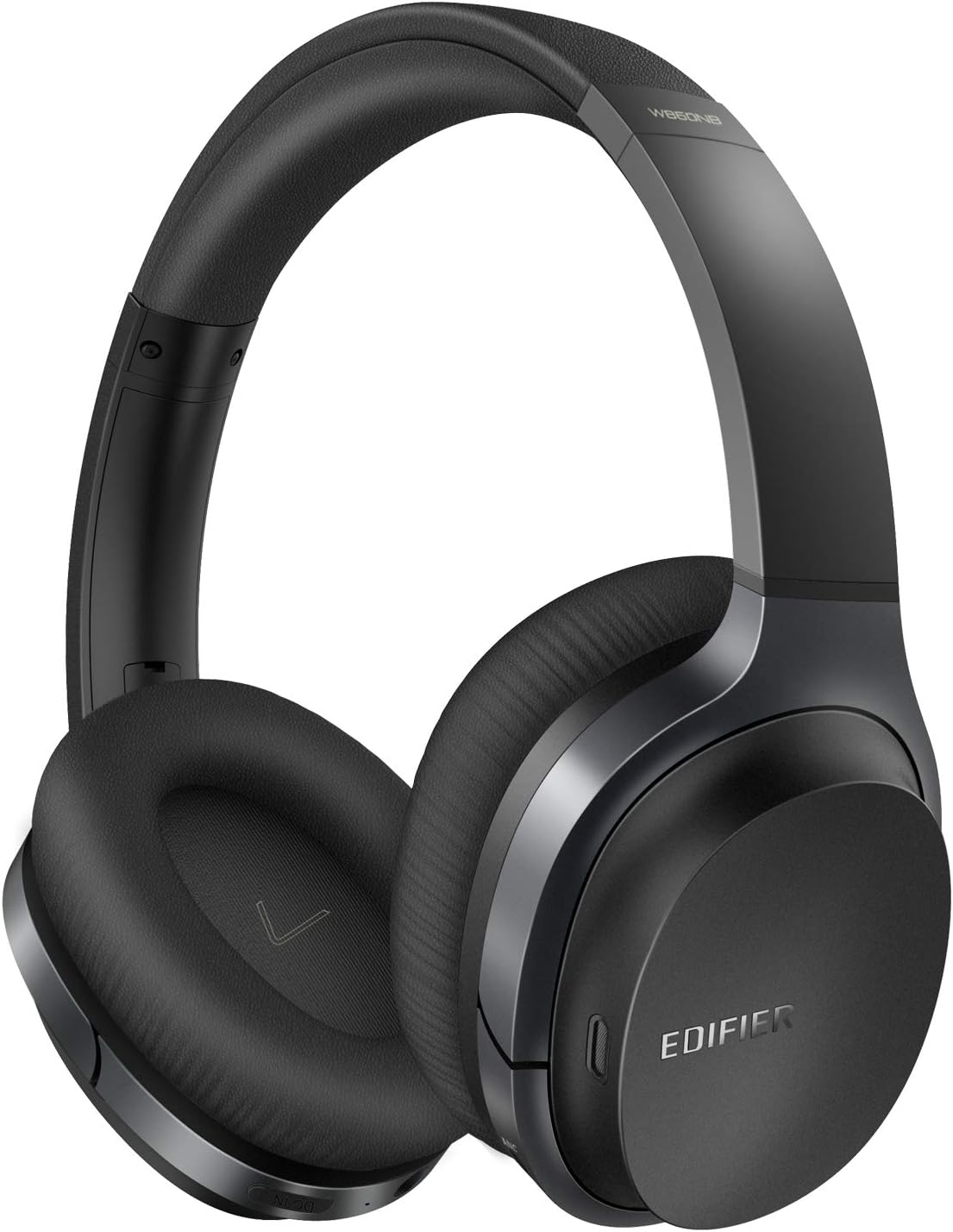 Edifier W860NB Wireless Active Noise Cancelling Headphones with Microphone Hybrid ANC Bluetooth Earphones with Touch Control for TV Computer Cellphones
