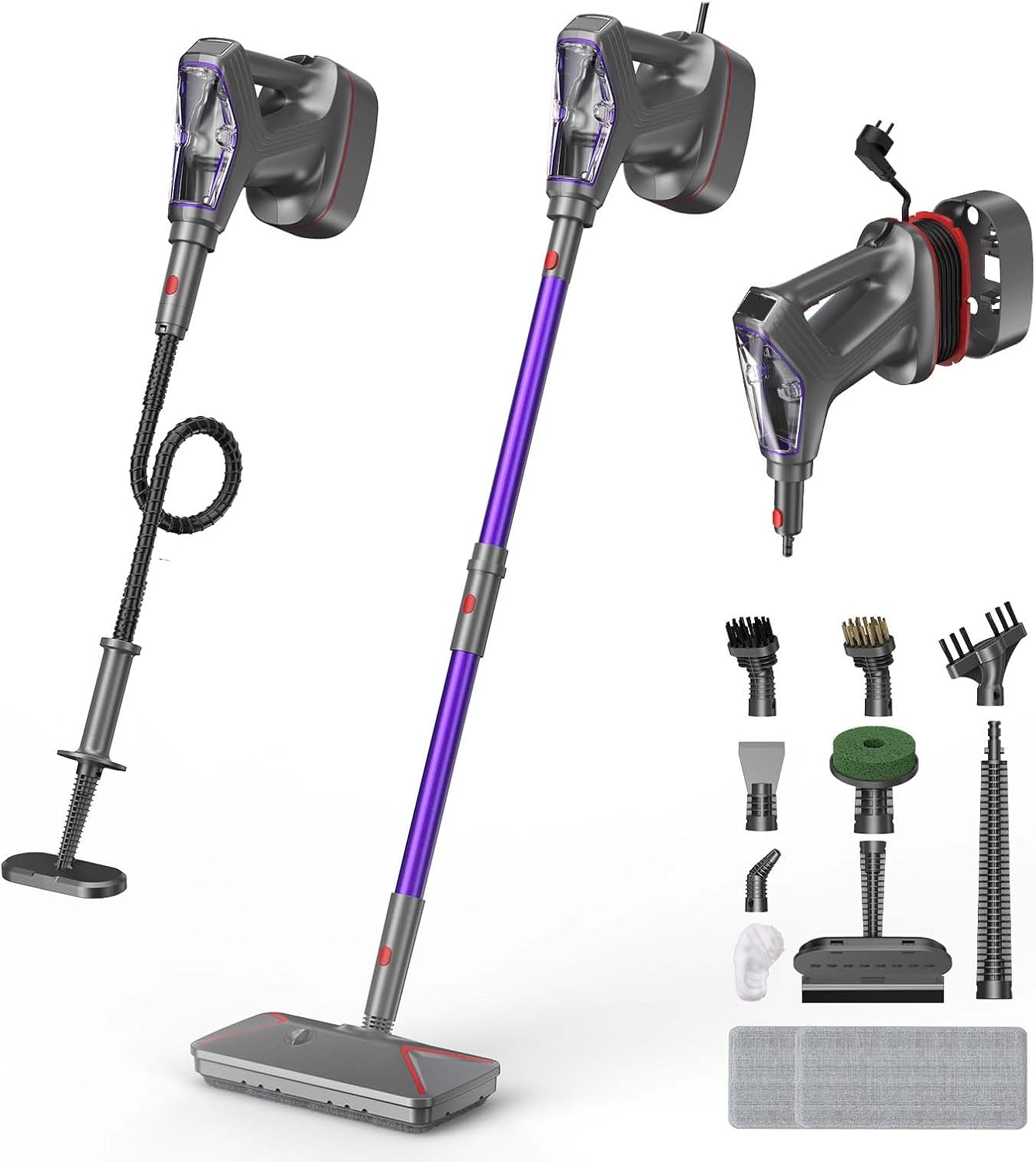 Steam Mop for Floor Cleaning, All in One Steam Cleaner for Home, Hardwood, Tile, Grout