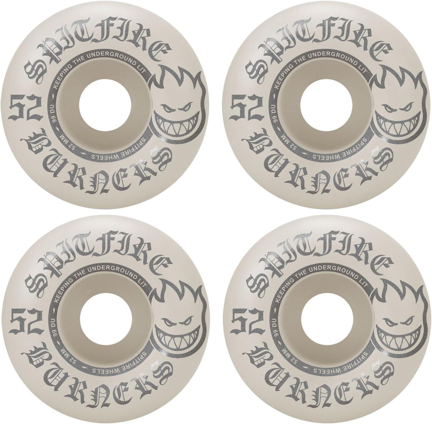 Real Professional Skateboard Complete with Independent Trucks, Spitfire Wheels, Independent Bearings, Mounting Hardware, and Risers - Premium Assembly Kit