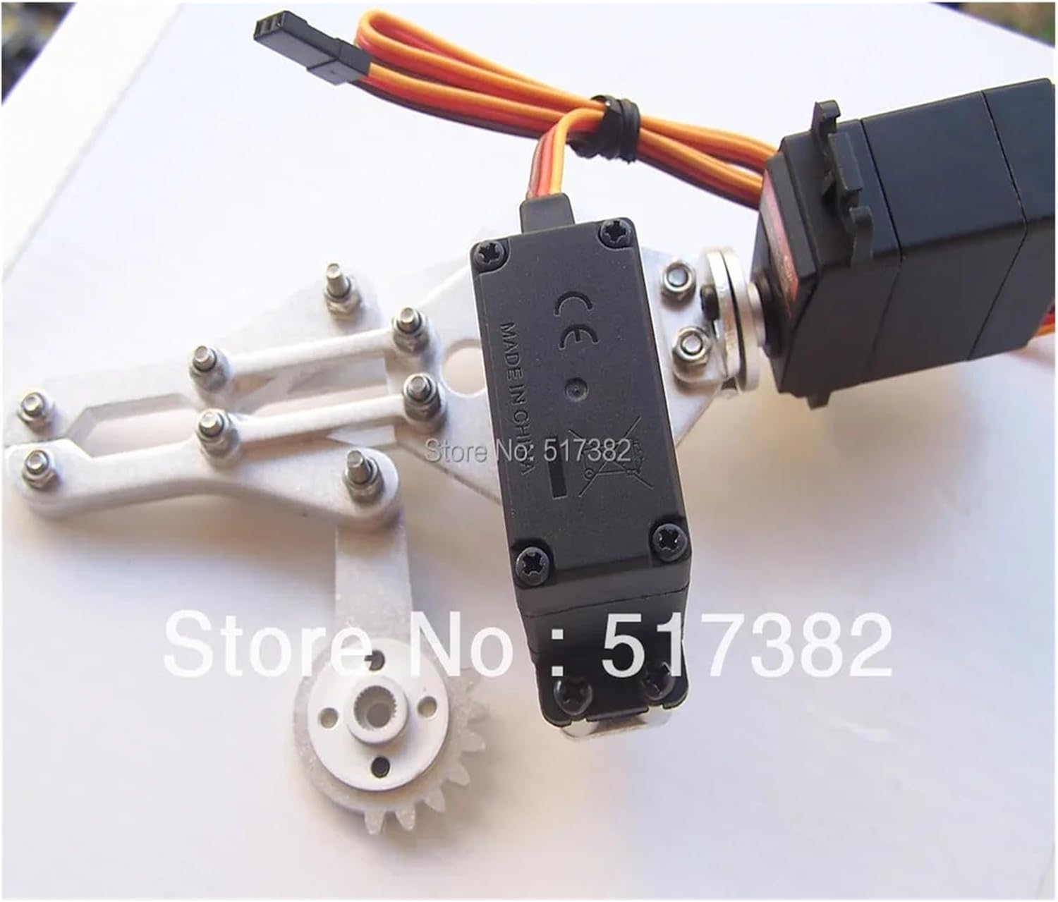 DOF Robotic Arm Gripper Mounting Kit + 2 DS3109 Metal Gear Digital Servo 9 kg + 2 Round Metal Brackets 25T
