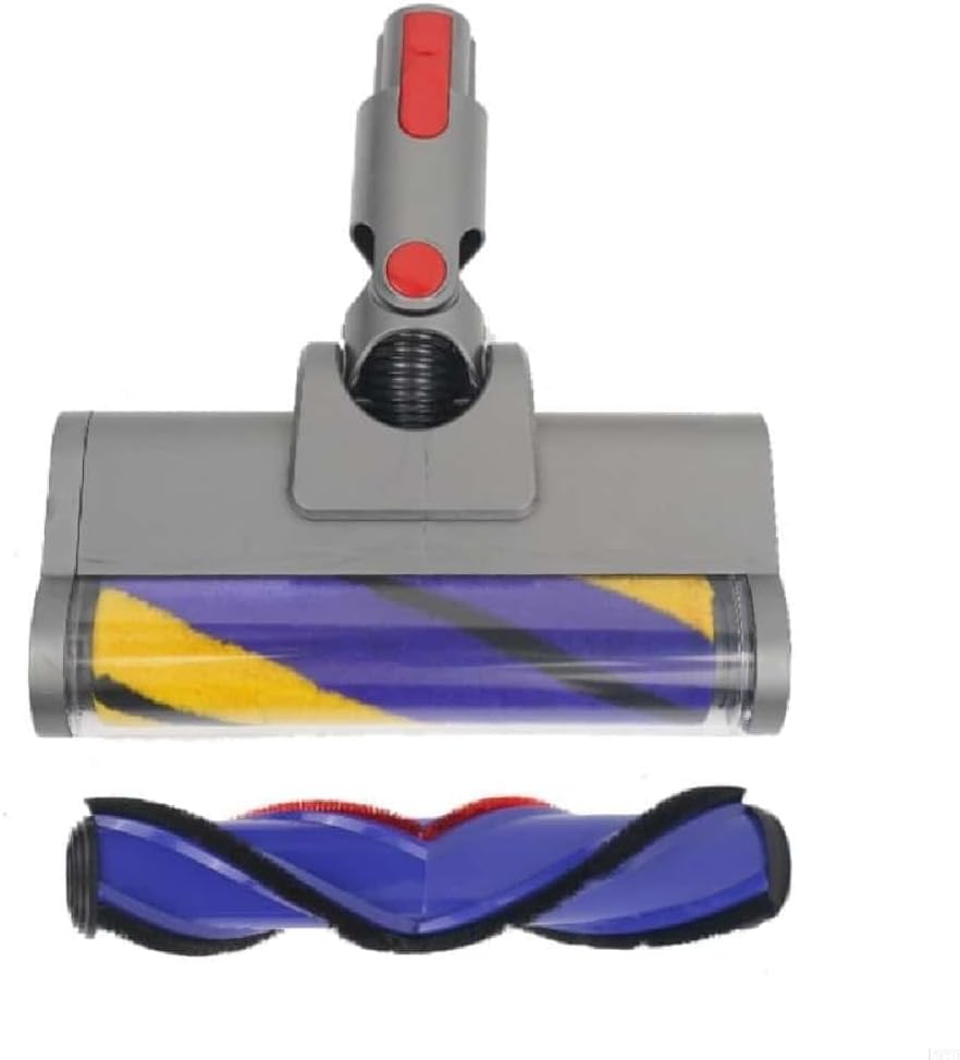 Multi-Functional Exterior Wall Cleaning Vacuum Cleaner Attachment, with Roller Brush Head, Green Projection Light to Reveal Hidden dust.