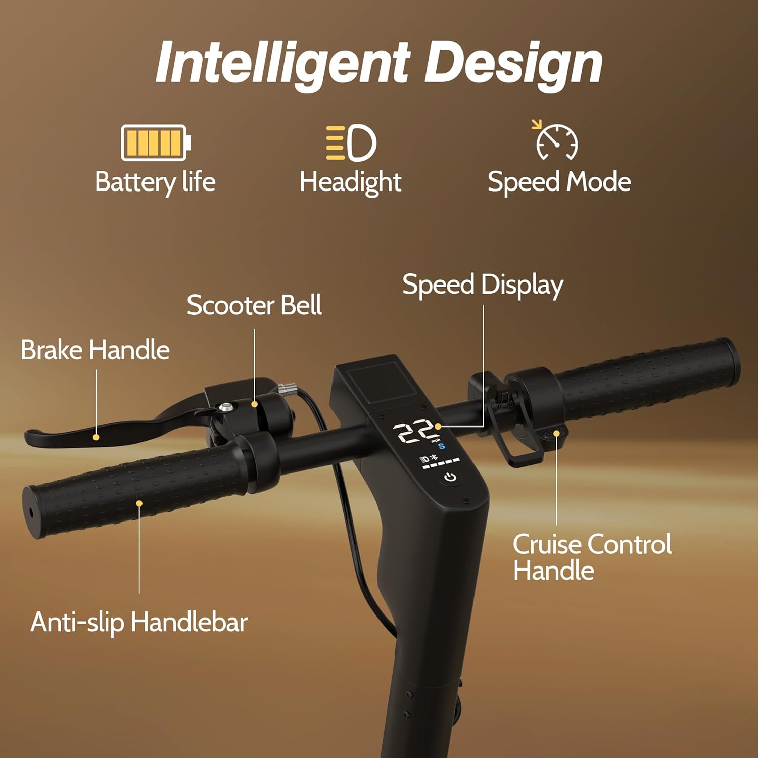 MAXSHOT Electric Scooter Adults, Foldable Electric Scooter with Seat & Basket, 750W Peak Motor, 48V 10.4Ah Battery, 14