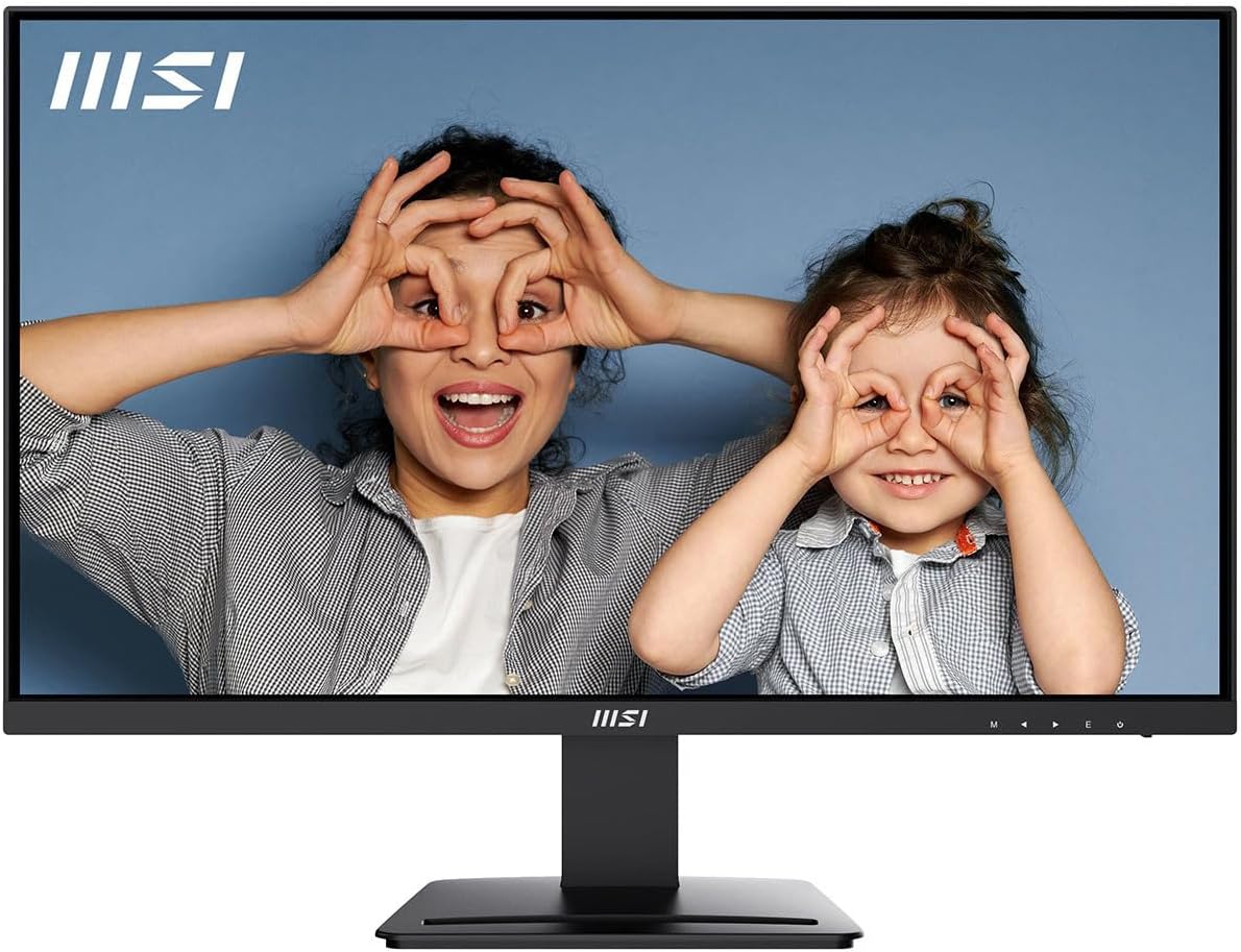 msi PRO MP273U, IPS 3840 x 2160 (UHD) Computer Monitor, 4K, 60 Hz, Adaptive-Synch, HDMI, DisplayPort, 4ms (GTG), Black