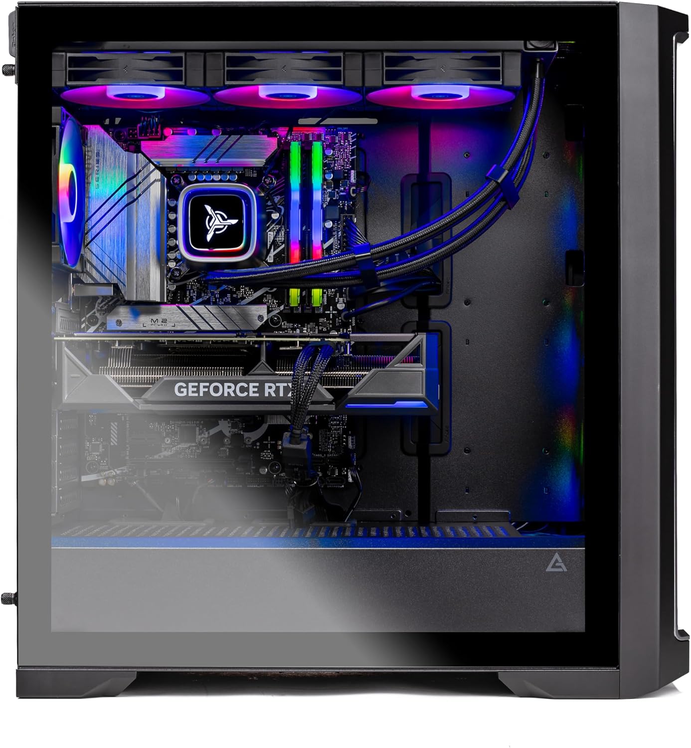 Skytech Gaming Legacy 4 Desktop PC, Ultra 9 285K 3.7 GHz(5.7 GHz Turbo), NVIDIA RTX 5080 16GB, Z890 Board, 2TB Gen4 NVMe SSD, 64GB DDR5 RAM 6000, 1000W Gold ATX 3 PSU, 420mm ARGB AIO, Wi-Fi, Win 11