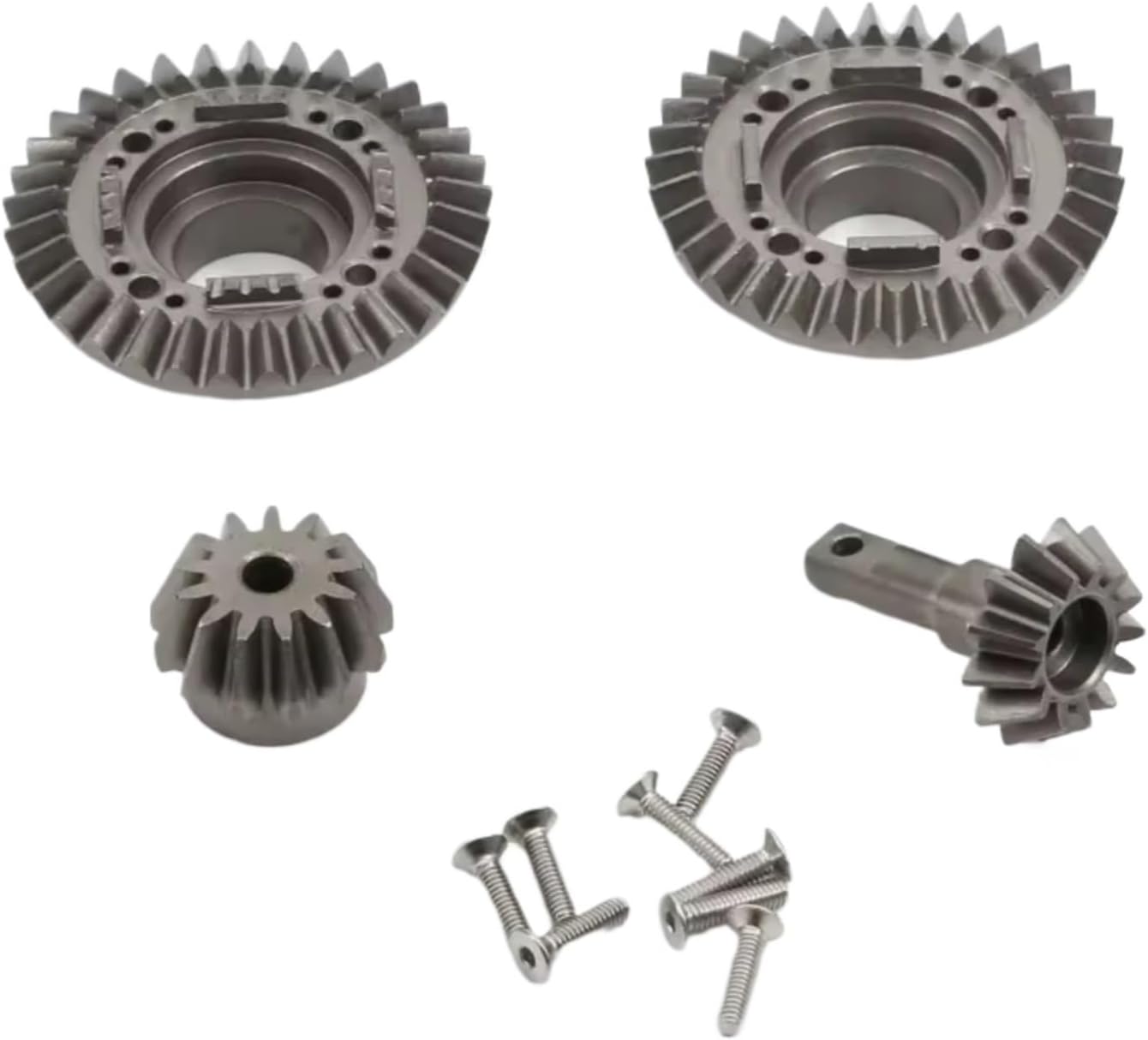 RC Car Upgrade Part for Traxxas for UDR for Unlimited for Desert for Racer 1/7 40CR Steel Differential Gear Output Gears Set 8578 8579 RC Car Parts Accessories(Rear and Front)