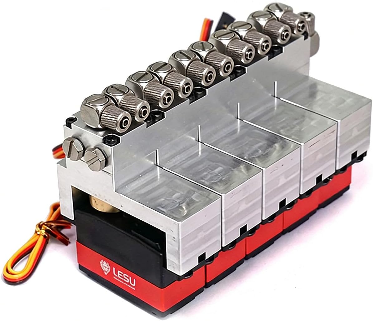 TOUCAN RC HOBBY LESU 5CH Reversing Valve Servo for 1/14 RC Hydraulic Truck Loader Excavator