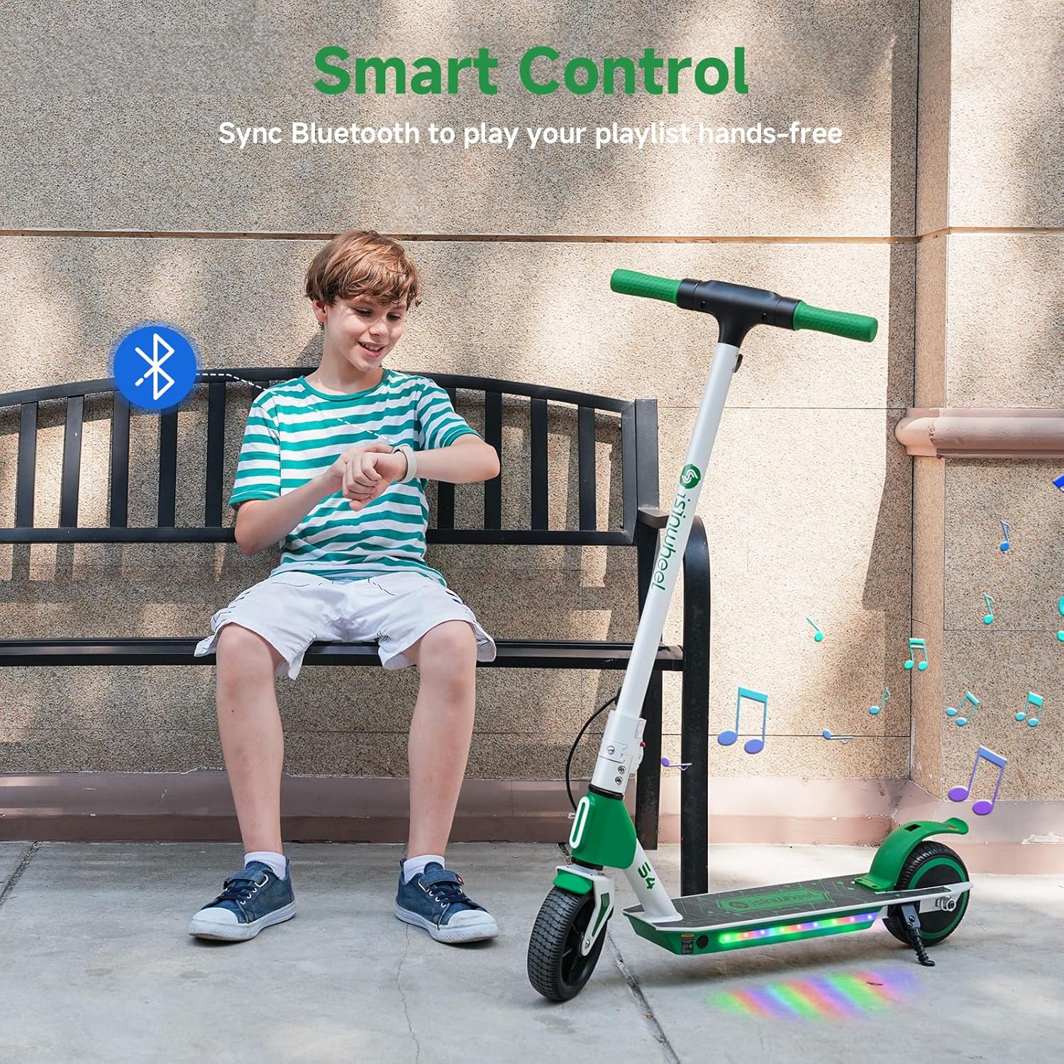 isinwheel S4 Electric Scooter, 200W Motor 5/8/12 Mph