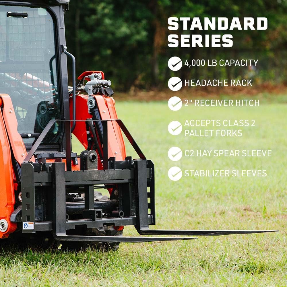 Titan Attachments Standard Series Pallet Fork Frame, 48