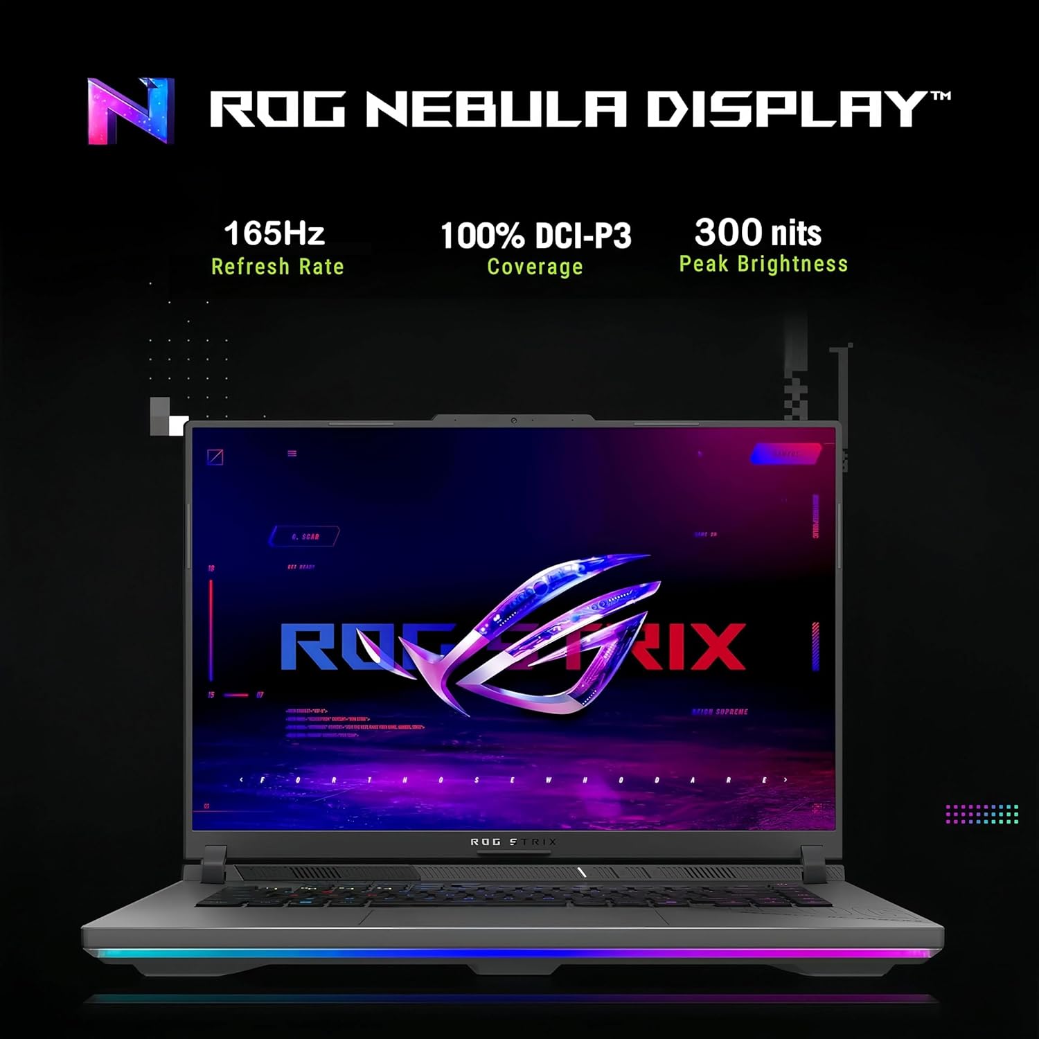 ASUS ROG Strix-G16 Gaming Laptop - AMD Ryzen 9 8940HX (Up to 5.3 GHz), NVIDIA GeForce RTX 5070 Ti, 16