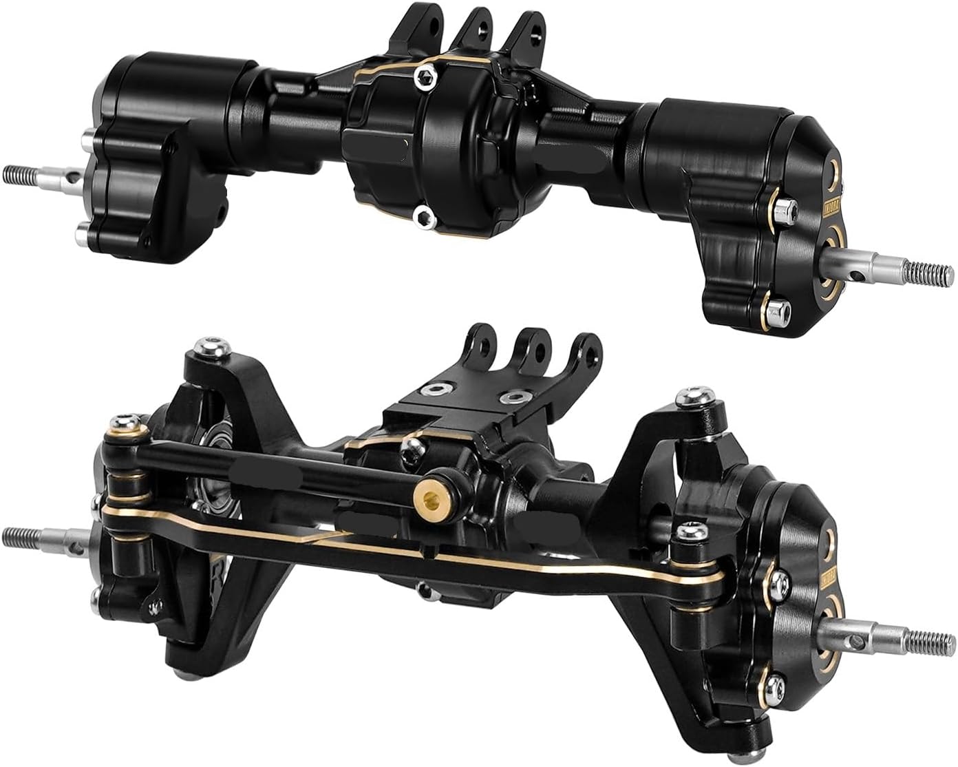 Brass & Aluminum Complete Portal Axles 1/18 RC Crawler for Redcat for Ascent-18 confident(Both)