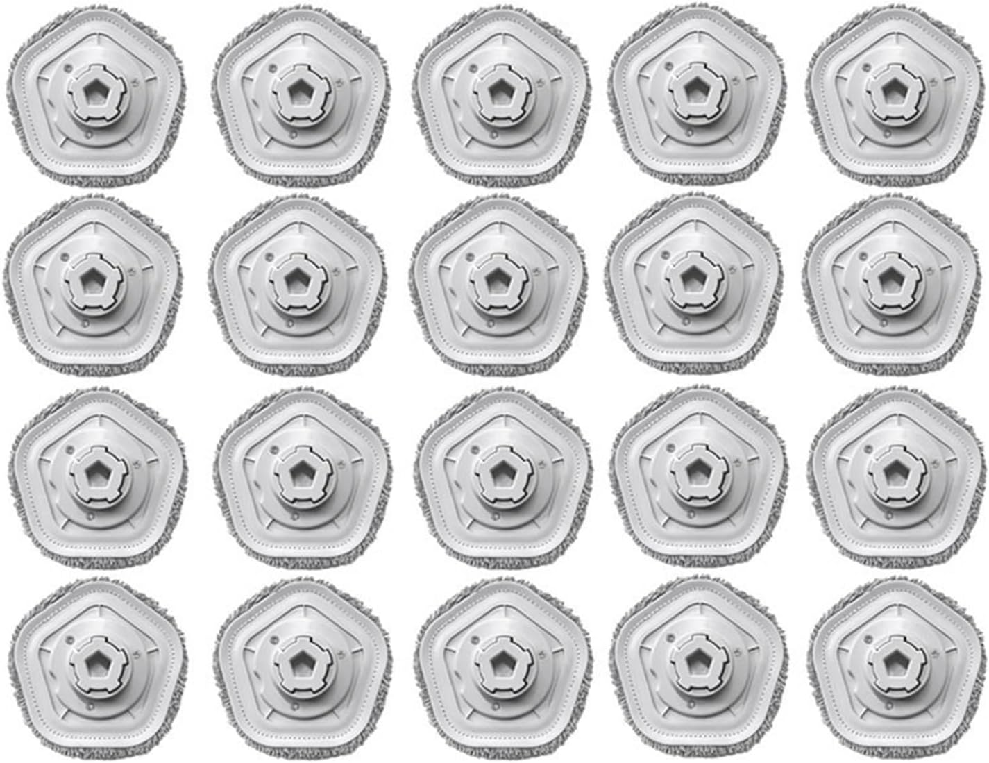 rqhdd Vacuum Attachment Mop Pad Compatible with Dreame Bot W10 Accessories Robot Vacuum Cleaner Compatible with Dreame W10 Pro Vacuum Self-Cleaning and Mop Mop Cloth Replacement(SET7)