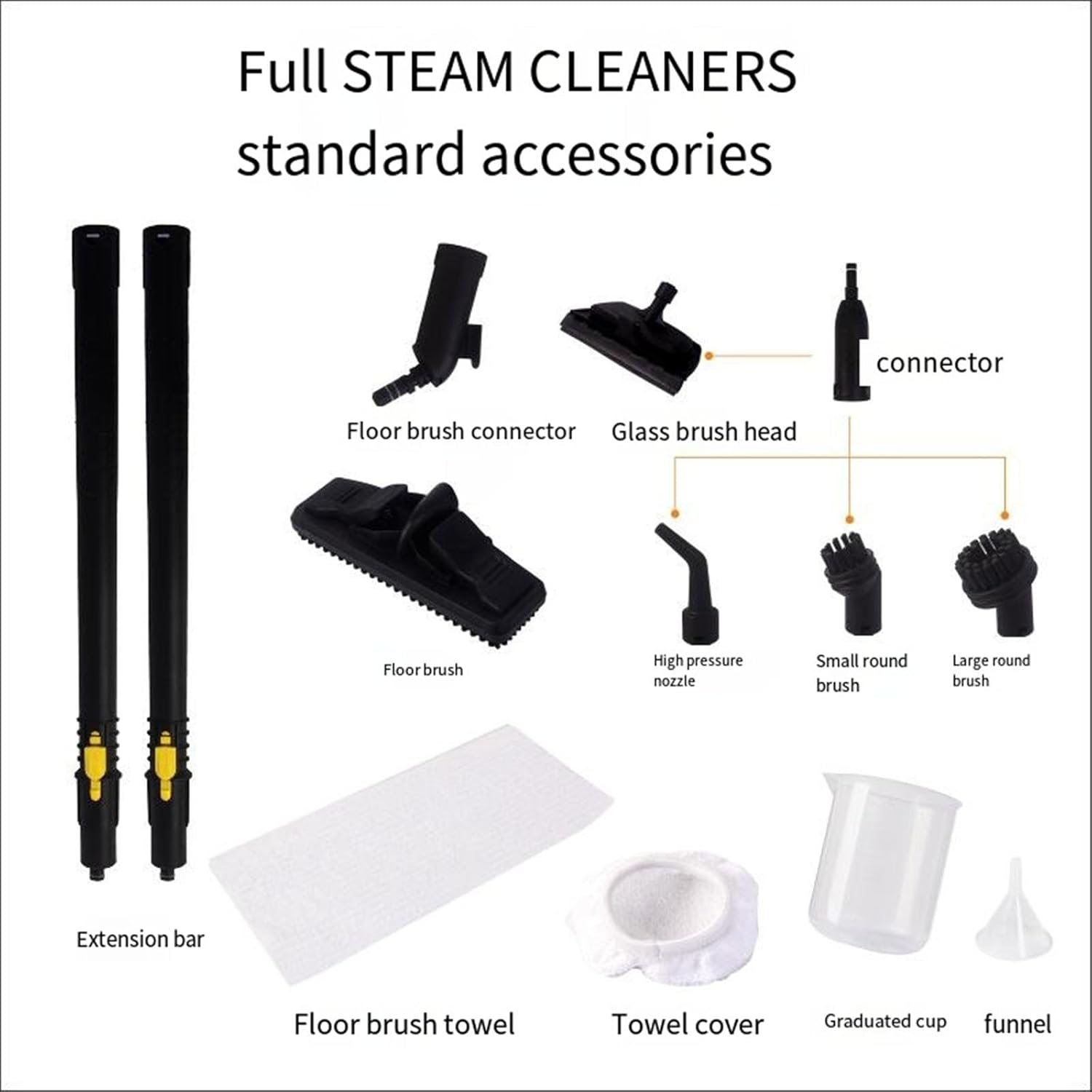 GAOQLX-RSDK Multifunctional Steam Cleaner 2000W 2L High Temperature Pressurized Car Cleaning Machine Household Cleaning Range Hood