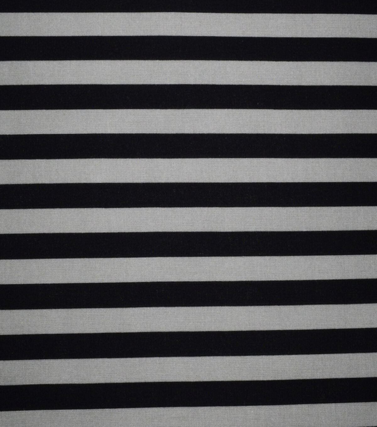 Halloween Black & Gray Stripes Cotton Fabric