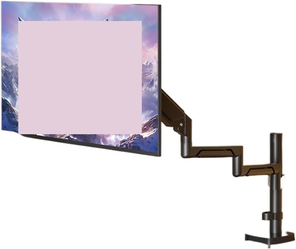 Monitor Stand Computer Rotating Lifting Bracket Cantilever Extension arm 79 cm Monitor Stand 17-27 inches(Gray and Black)