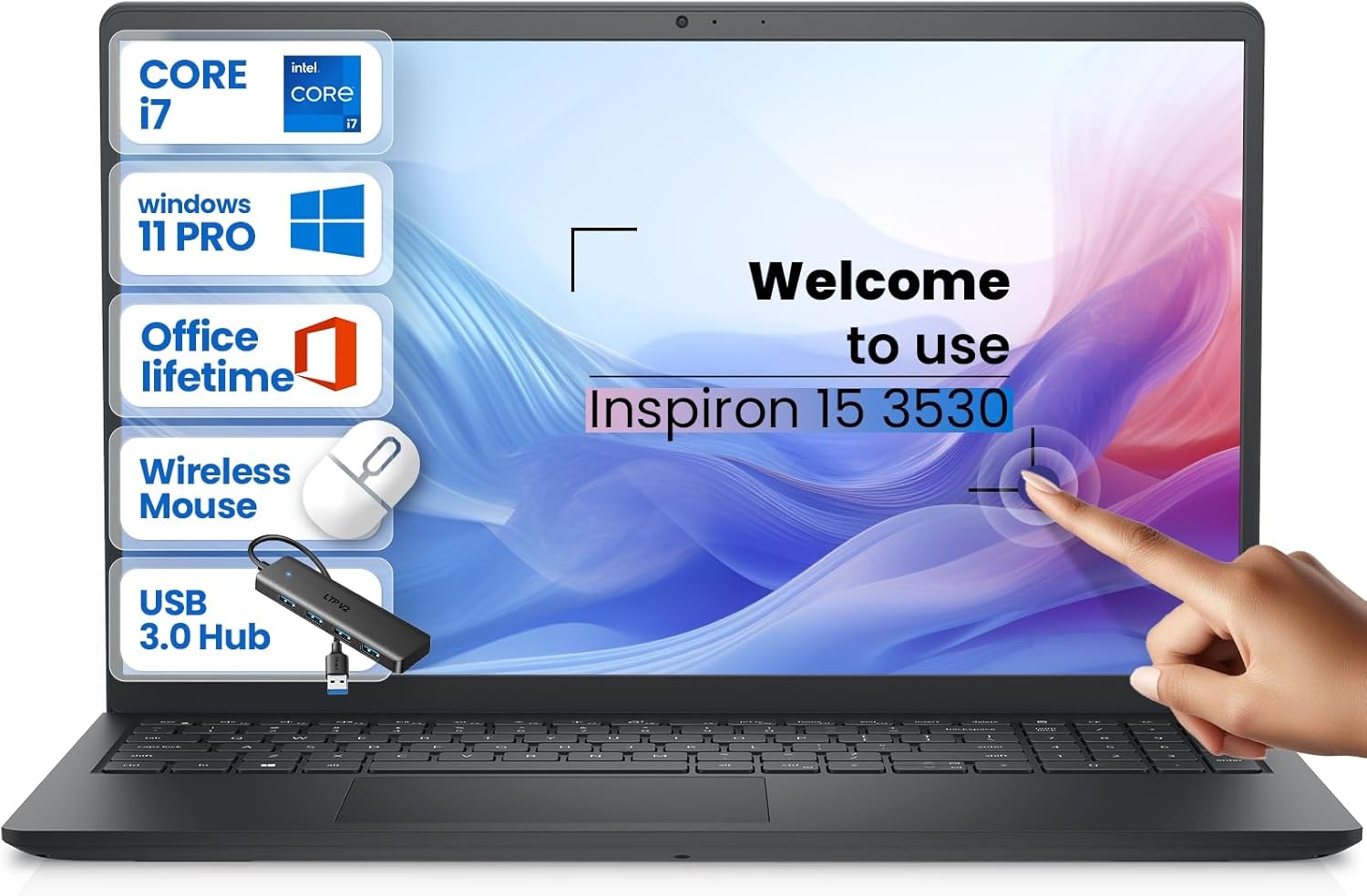 Dell Inspiron 15 Touchscreen Laptop - 15.6