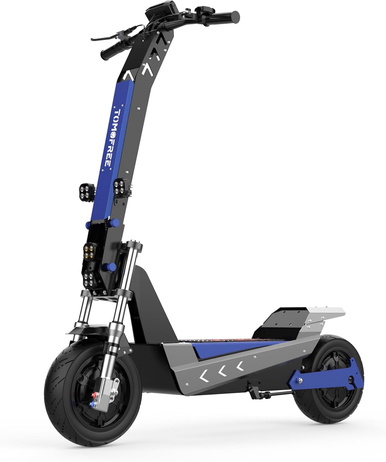 Tomofree 60V Electric Scooter Adults, 6000W Dual Motor Escooter Top Speed 50MPH,35Ah Battery 55 Miles Range, 11