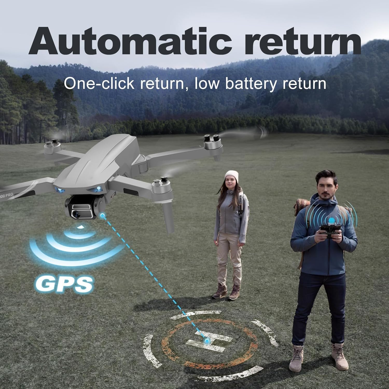 Drone with Camera for Adults Beginner 4K,52-Min Max Flight Time,10000 Feet Control Range,249g Foldable FPV RC Quadcopter,Smart Return Home,5G Transmission,Brushless Motor, Wind Resistance (Grey)
