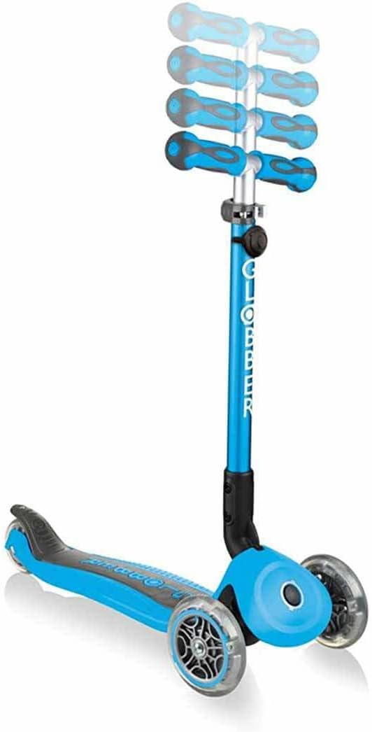 Globber - GO•UP Deluxe - Adjustable 3-Wheel Scooter with Seat for Children Aged 15 m + to 9 Years +