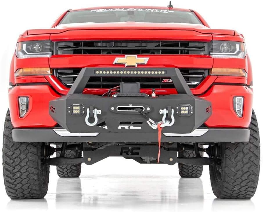 Rough Country EXO Winch Mount System for 2007-2018 Chevy Silverado 1500-10761