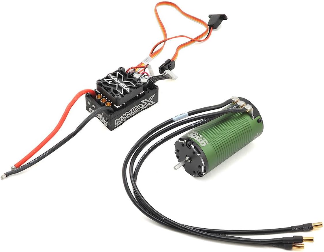 Castle Creations Mamba X SCT Sensored 25.2V WP ESC & 1415-2400Kv Combo
