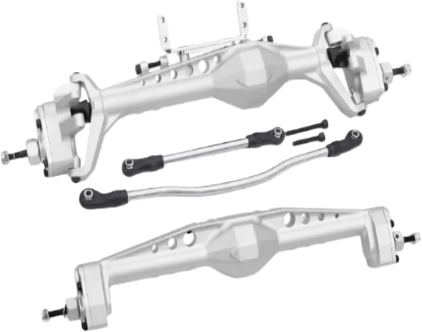 RC Vehicle Axles Compatible with Axial for Capra 1/10 RC Car Part RC Car Accessories Front Rear Axle RC Upgrade Part Aluminum Alloy Protector