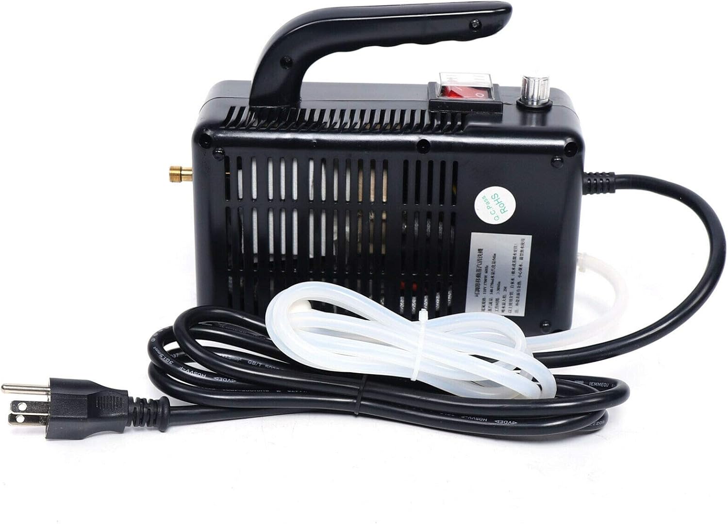 High Pressure Steam Cleaning Machine Handheld High Temperature Steam Cleaner 110V 1600W (BLACK)
