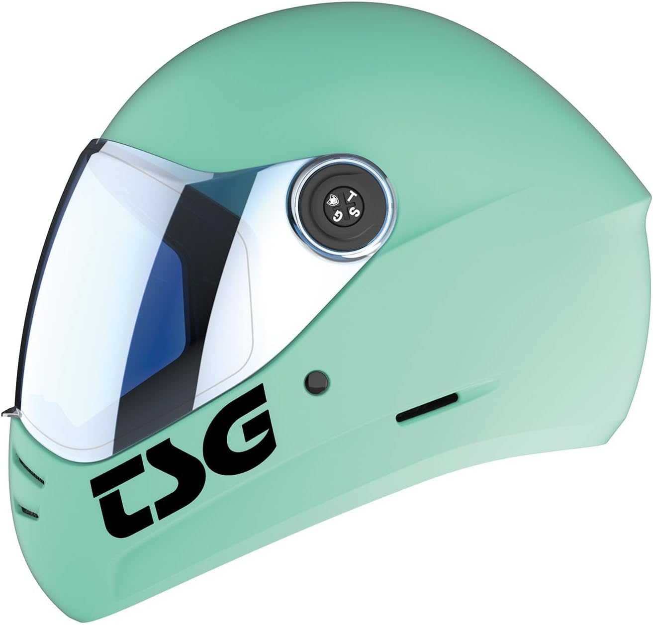 TSG - Pass 2.0 Full-face Premium Helmet w/Two Visors | Downhill Skateboarding, E-Skating, E-Onewheeling, Longboarding | Nose Ports, Air Flow Channels, Ear Slots, Adjustable Cheek Pads | ABS Hardshell