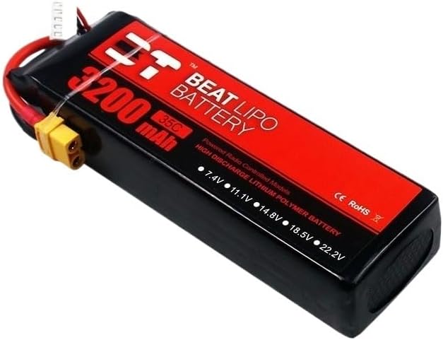 for 3200mAh 4S 14.8V 35C T/XT60 LiPo Battery for RC Quadcopter Helicopter FPV Racing Drone 4s Rechargeable(3200mAh XT60 Plug)