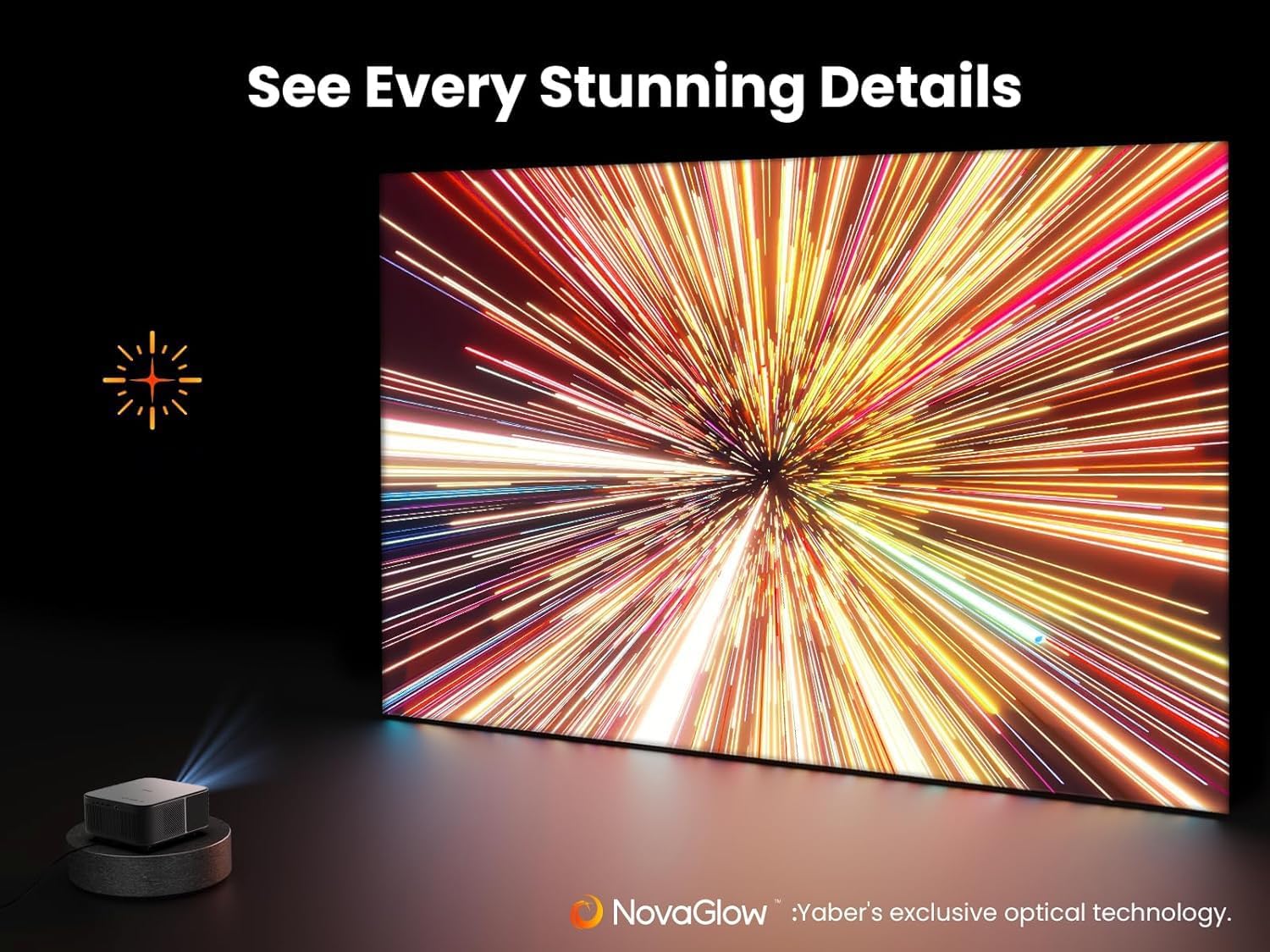 Yaber PROJECTOR K3 Smart Projector with GTV