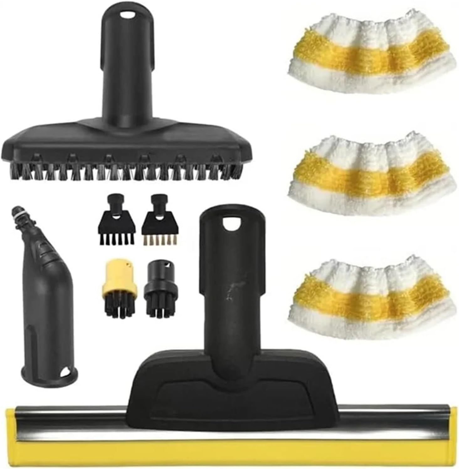 SC1 SC2 SC3 SC4 SC5 Steam Cleaner Brush Set Kit Curved Nozzle Window Squeegee Accessory