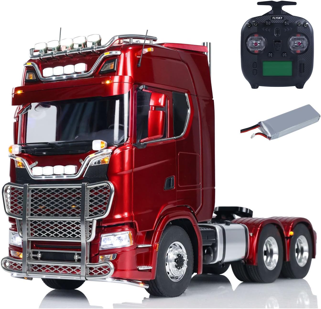 TOUCAN RC HOBBY 1/14 RC Tractor Truck 6 * 6 770S Metal Chassis Light Sound Smoke Differential