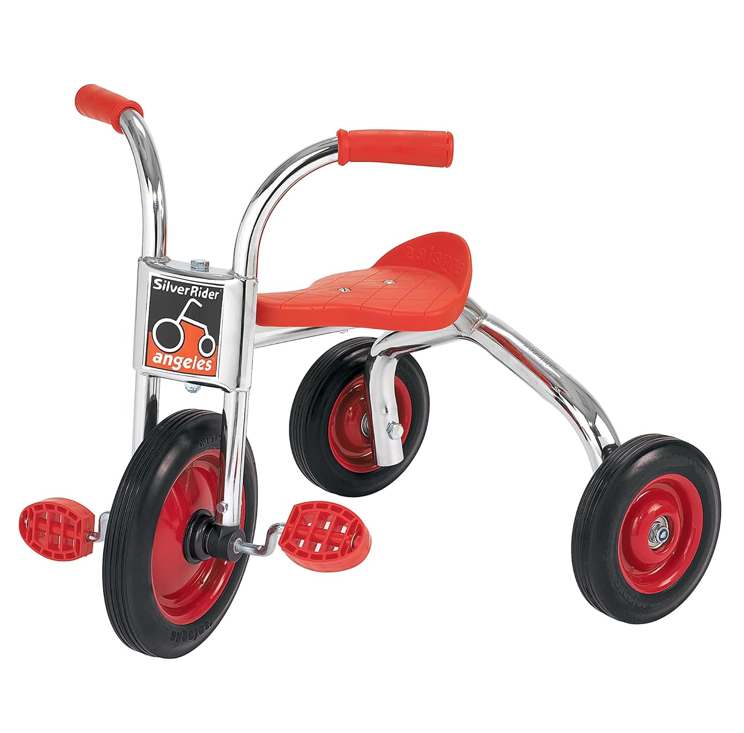 Angeles SilverRider Kids Tricycle, Toddler Tricycle with Solid Airless Rubber Tires, Kids Bike for Preschools and Daycare, Ages 3+, 13