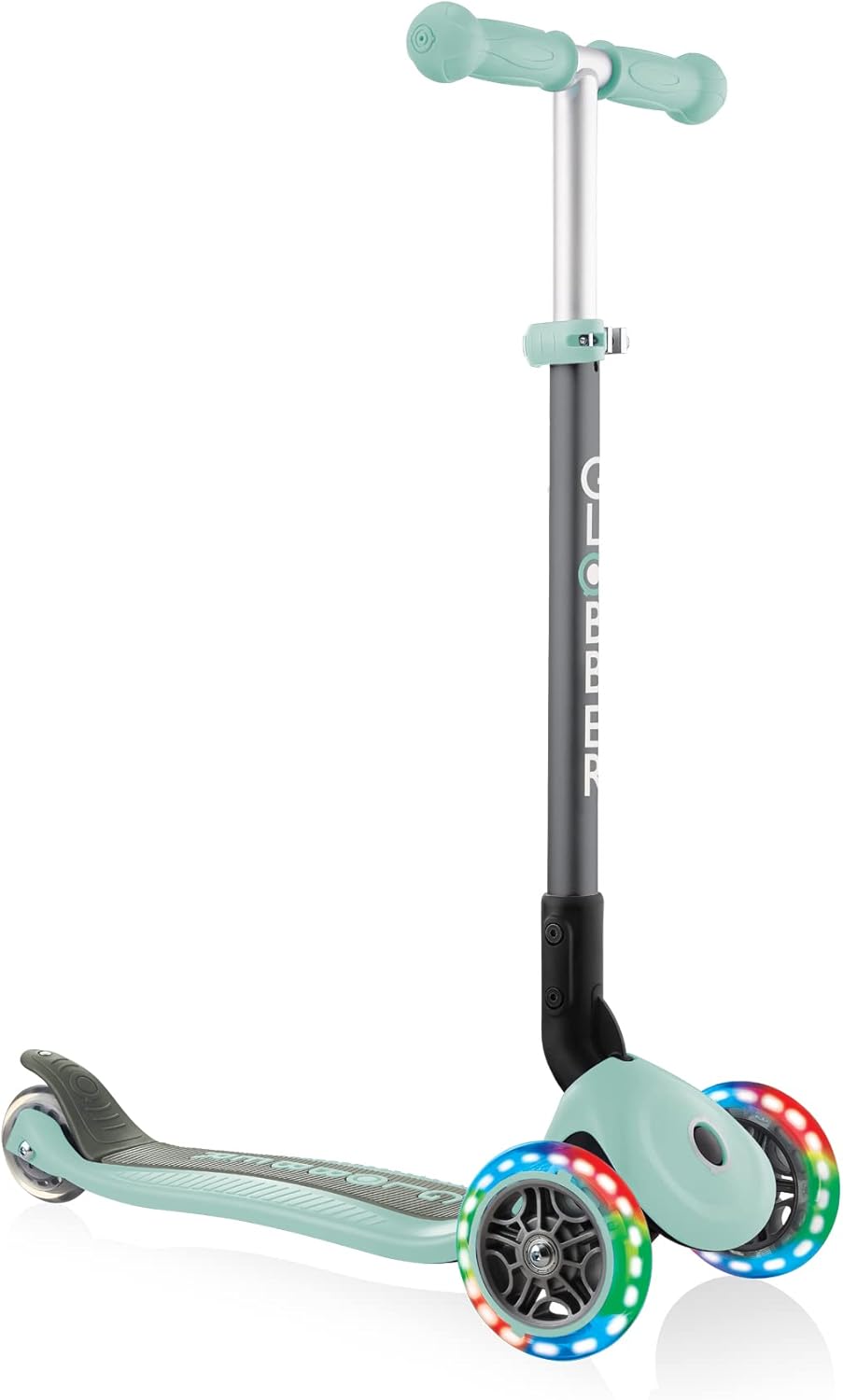 GLOBBER Primo Foldable Lights Pastel Mint Scooter