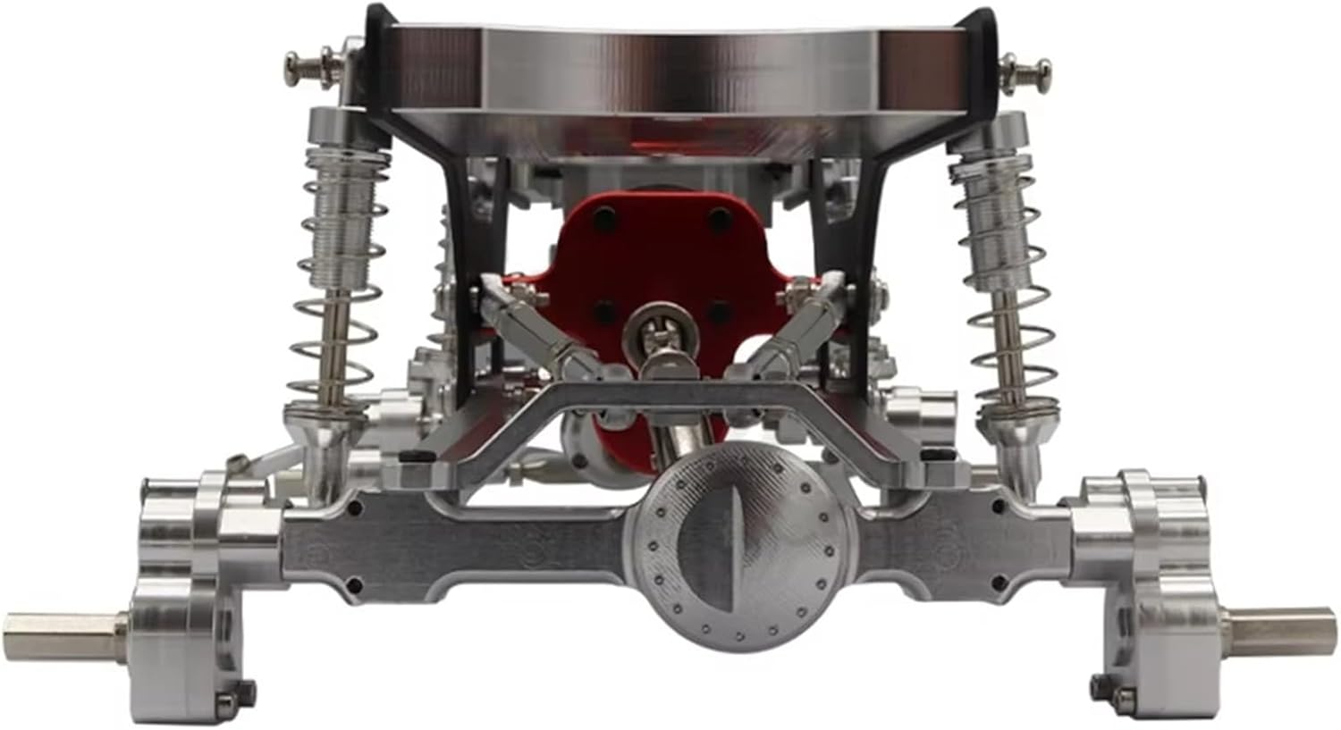 RC Car Parts Compatible with MN D90 for MN-90 MN96 for MN98 M S MN45 1/12 RC Car Upgrade Parts Accessories Metal Front and Rear Portal Axle