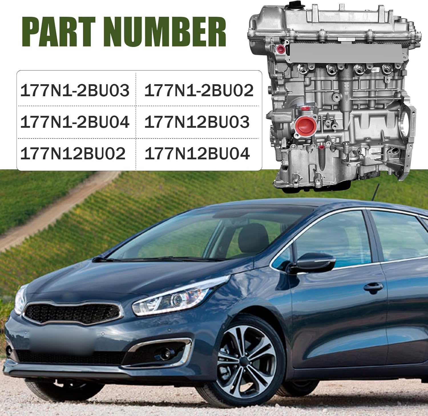 G4FJ 1.6L Engine Assembly 1.6T for Hyundai Accent Verna (RB/RC)2011-17,for Elantra (AD) 2017-20,for Lafesta 2018-22,for Kia Ceed (JD) 2012-18,for K4 2014-21,for KX3 (KC) 2015-19,for Soul (SK3) 2019+