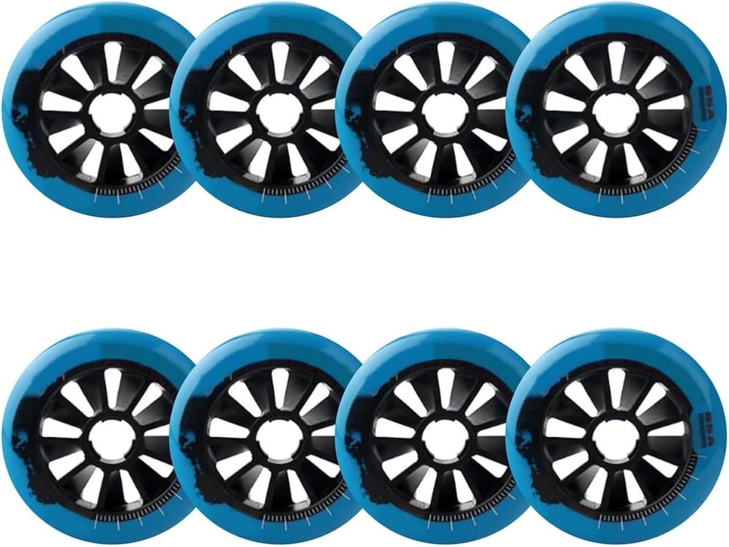 Inline Skate Wheels Indoor Outdoor Inline Skate Replacement Wheel 90Mm 100Mm 110Mm Speed Skate Wheels 8 Pcs