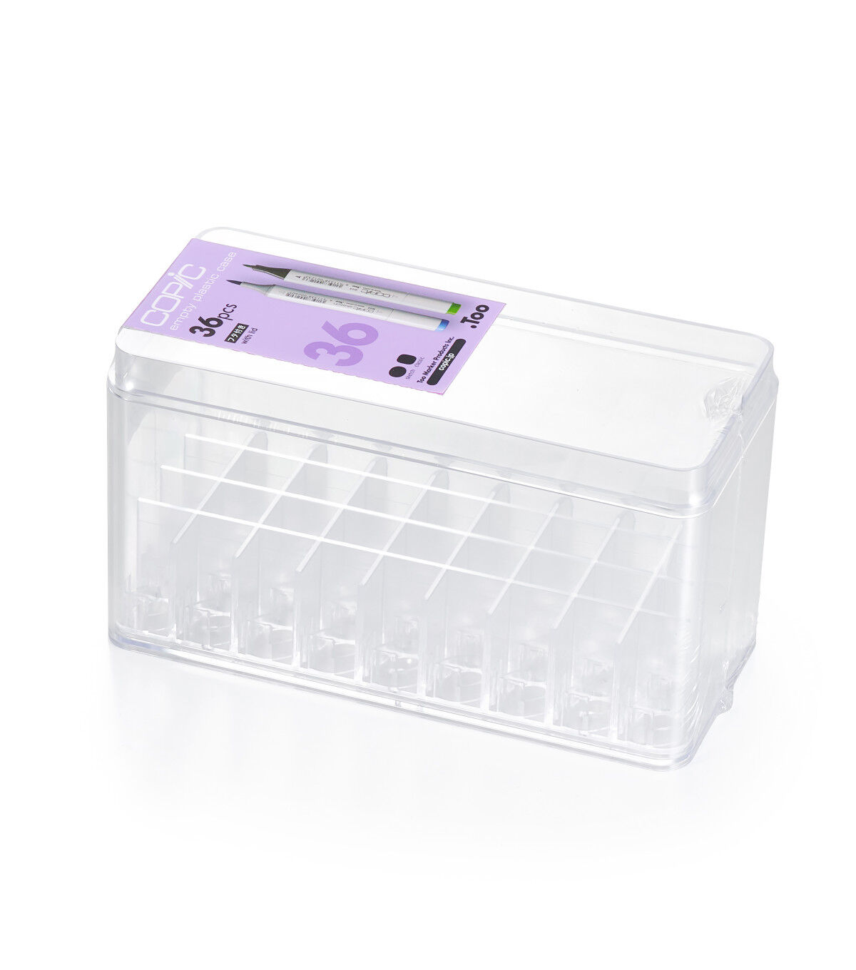 Copic Marker Empty Plastic Case; 36-Marker Case