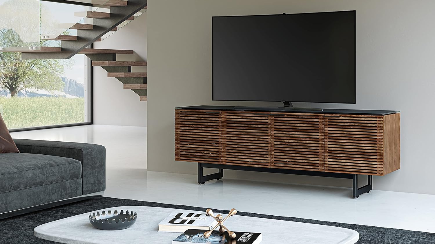 BDI Corridor 8179 Quad-Width Tall Media Cabinet