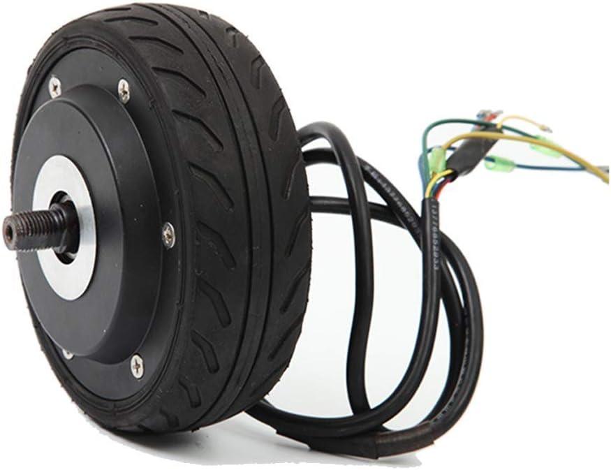 Scooter Replacement Wheels Tires,Electric Scooter,5 Inch 24v 180w Low Noise Motor,Brushless Hall Sensor,Not Easy to Rust Steel,Replacement Parts for Scooter Motor
