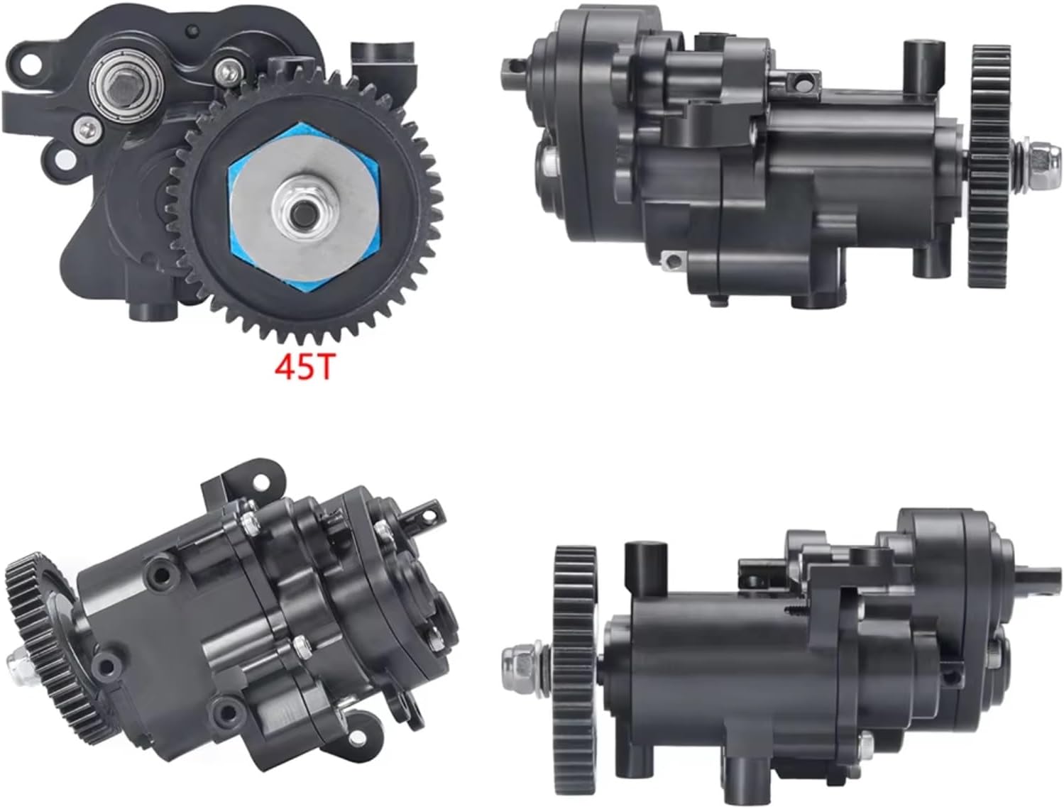 RC Gearboxes For TRX4 For TRX6 1/10 Metal Center Transmission Gearbox RC Crawler Car Upgrade Accessories Replace Parts