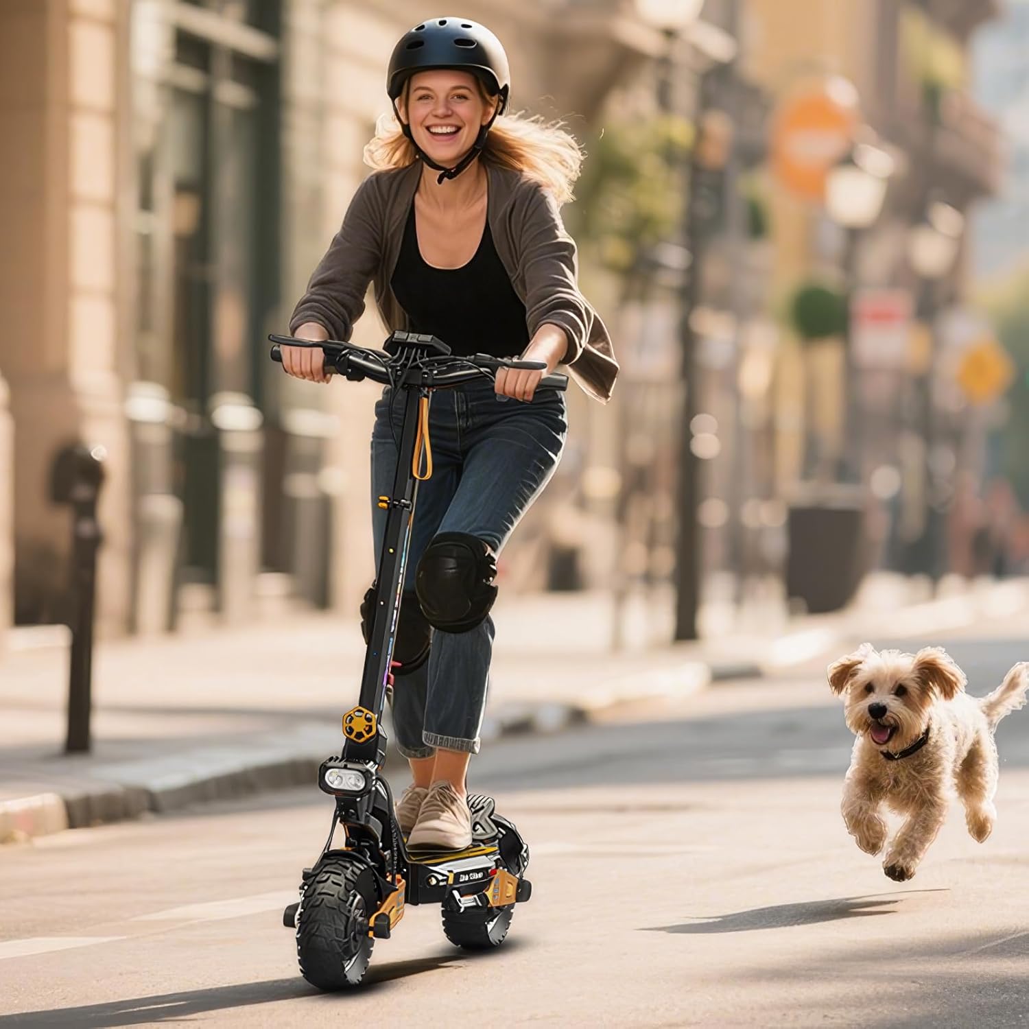 Electric Scooter, 1000W/ 1200W/ 1600W/ 3200W Brushless Motor, 28-40Mph, 31-45 Miles Range, E-Scooter with Seat for Adults