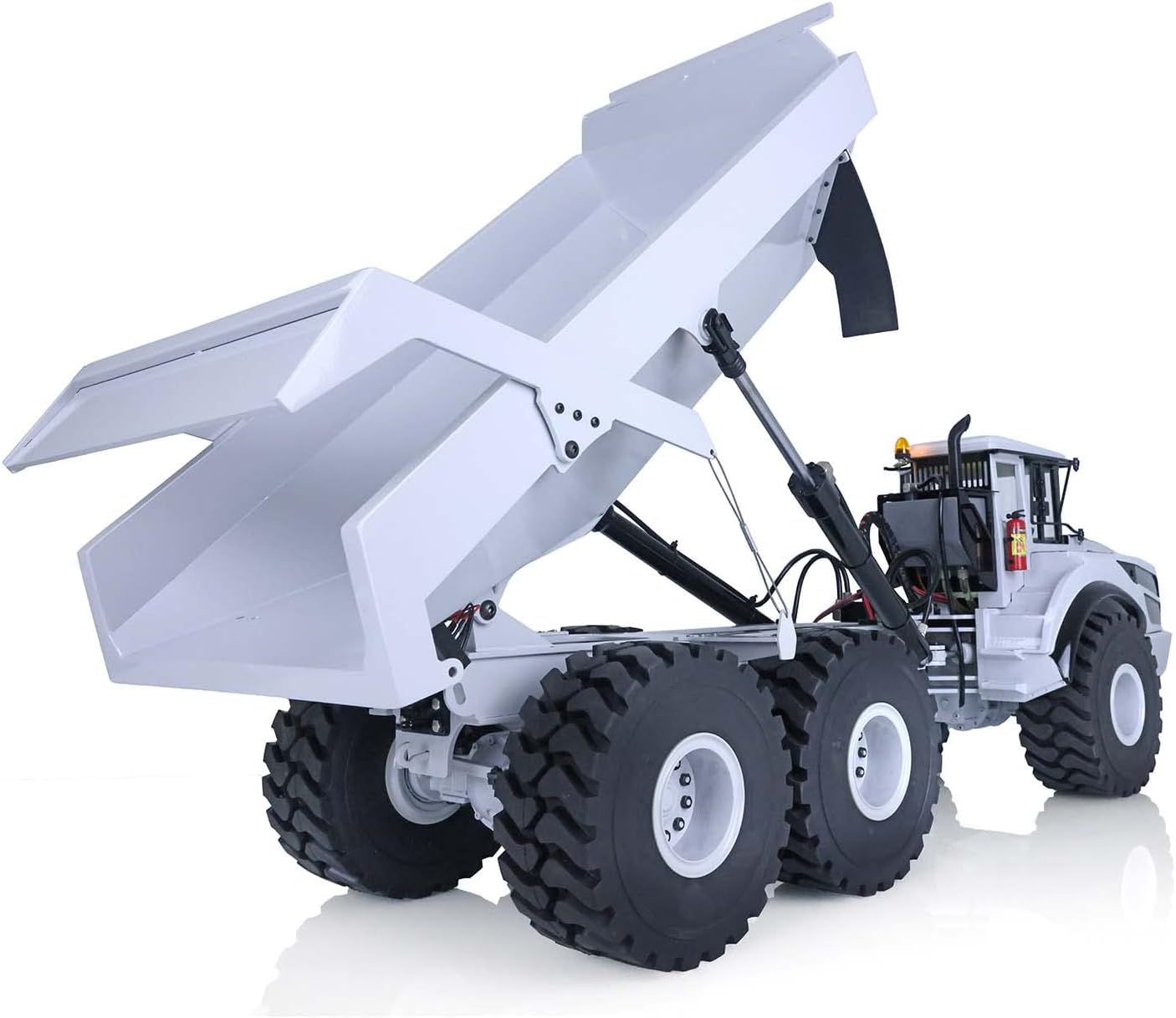 TOUCAN RC HOBBY 1/14 RC Metal Hydraulic 6 * 6 Articulated Truck Dumper Model Motor ESC Lights Christmas New Year Gifts 14+ for Adult