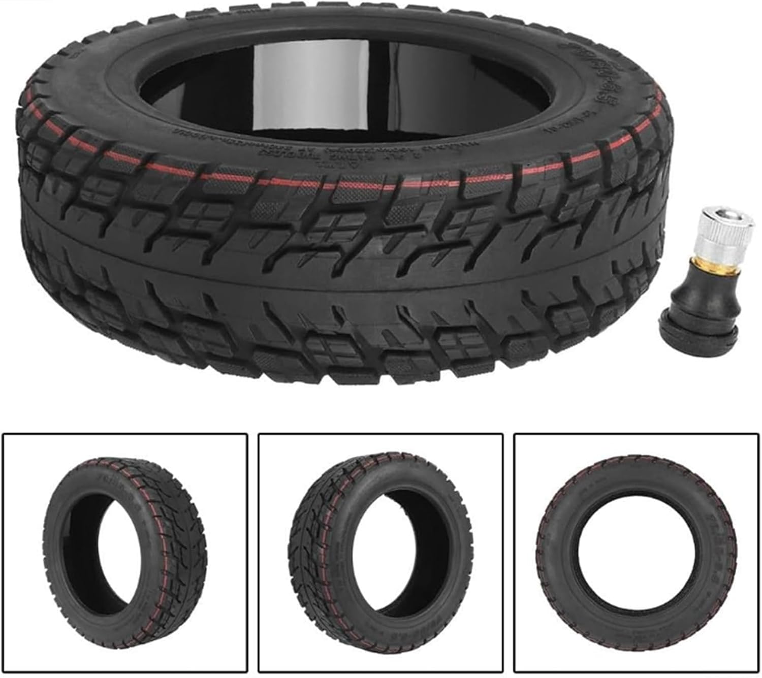 90/65-6 Off Road Tire 10 inch Tire Scooter Electric Scooter Accessory for Most 10