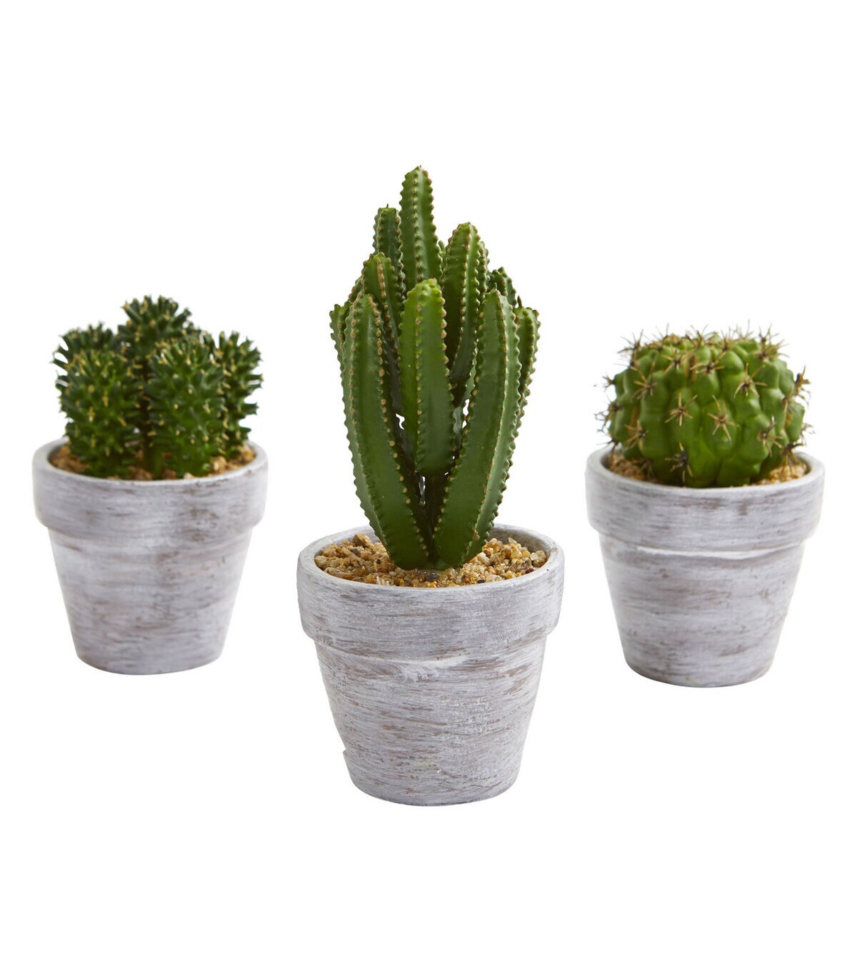 Nearly Natural 8 Cactus Artificial Plant 3ct