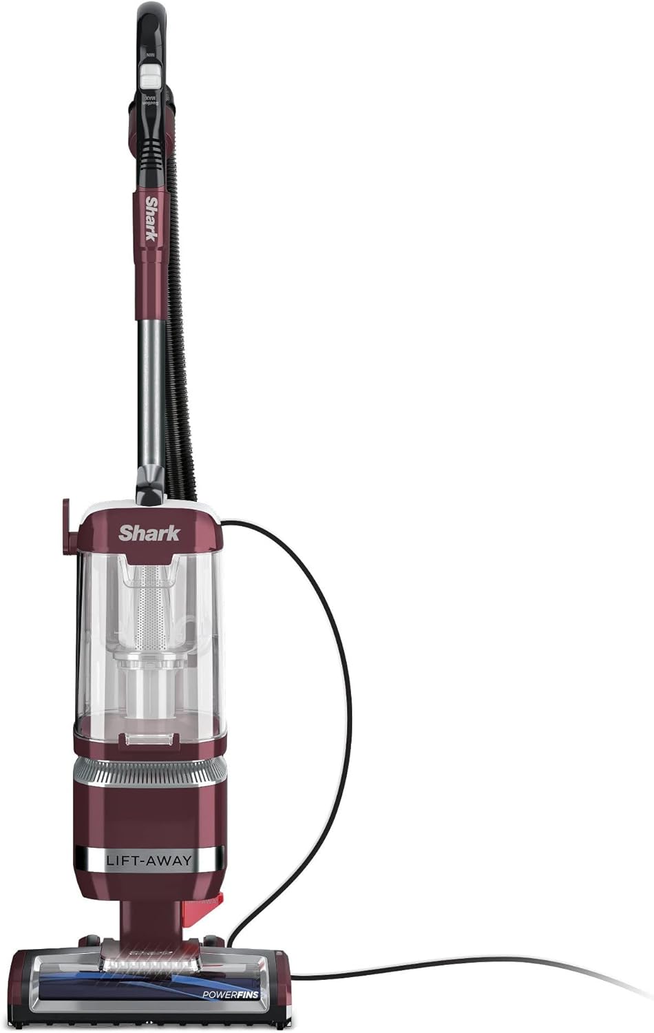Shark LA401 Navigator Lift Away ADV Upright Vacuum with PowerFins Brush Roll, LED Headlights and Advanced Swivel Steering, Red (Renewed)