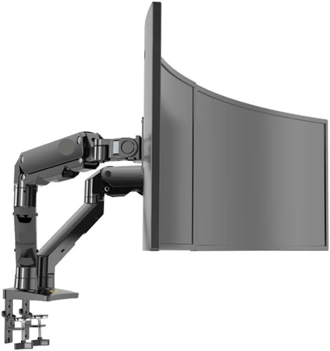 G55 mechanical spring arm 27-34 inch dual curved screen desktop monitor stand 5-16 kg ultra wide monitor stand with USB port