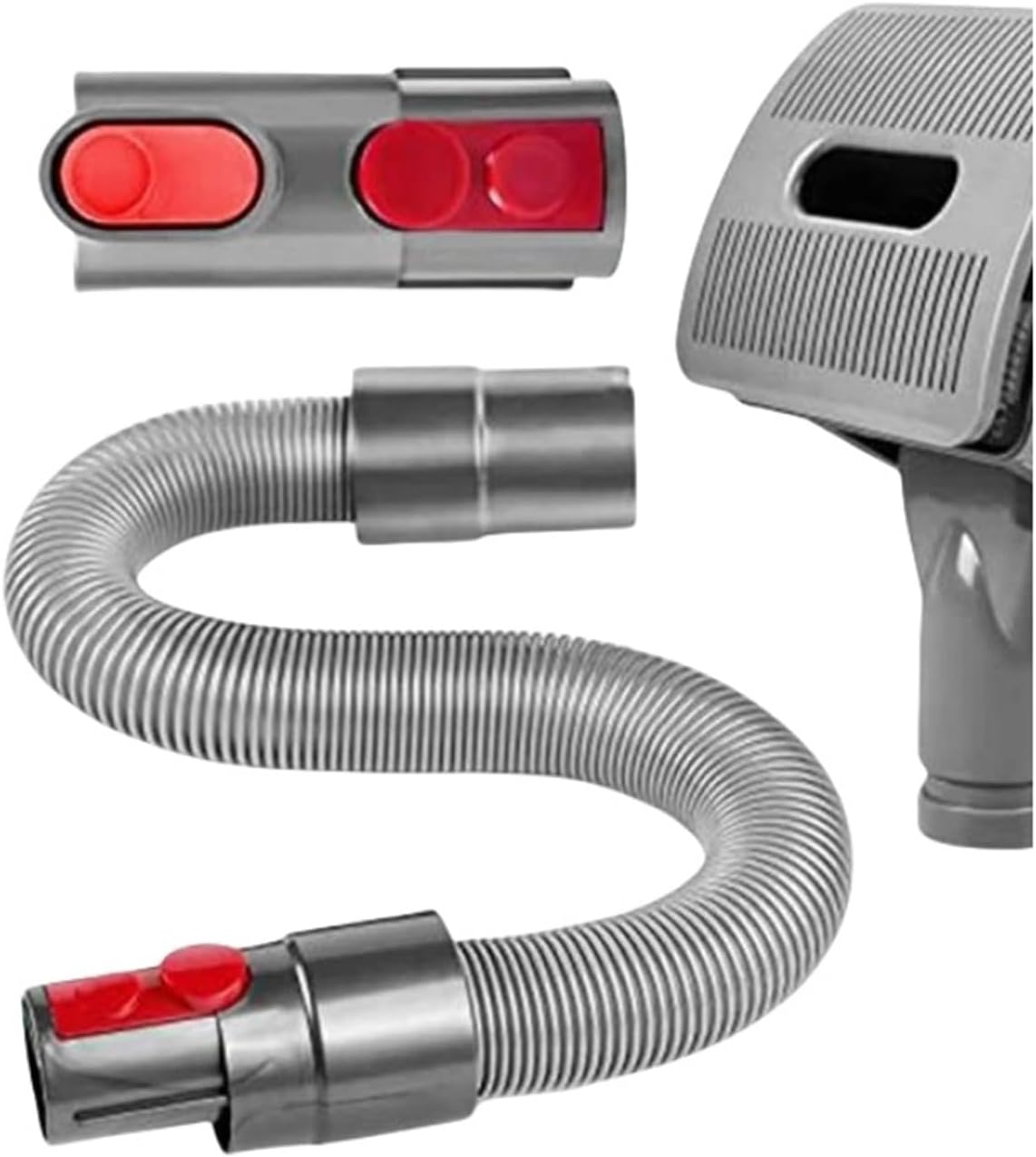 Pet Dog Brush Hair Vacuum Attachment，Compatible For Dyson，V7 V8 V10 V11 V15 Suitable For Long Or Medium Haired Dogs Groom Tool Kit(Equipped with motor handle)