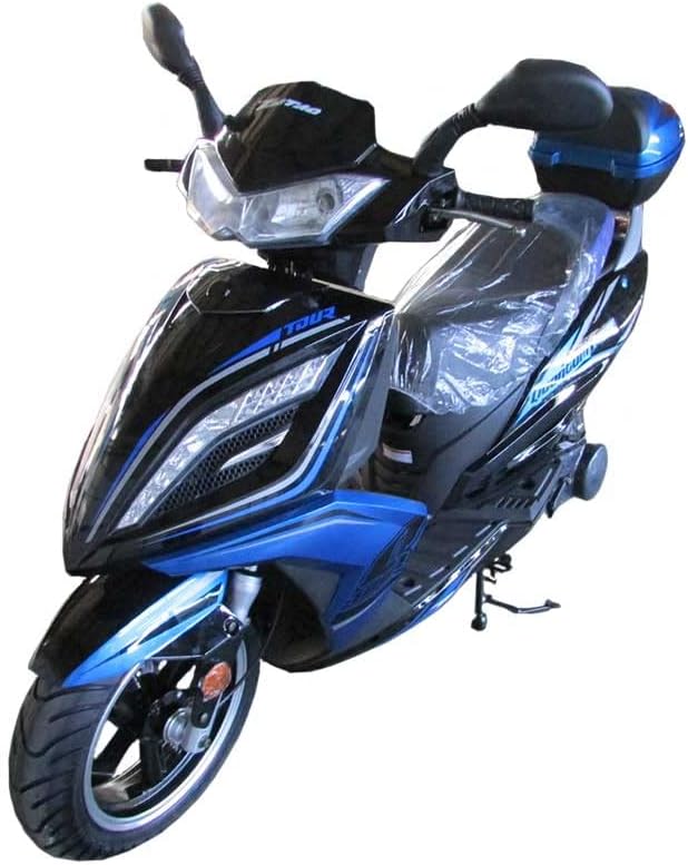 HHH Tao Motors Quantum150 TITAN150cc Scooter CVT Fully Automatic Street Scooter Gas 150cc Bike for Adult (RED)