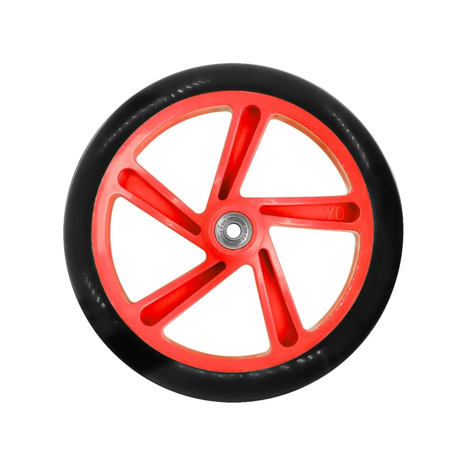 2 PCS Solid Wheel 200mm Scooter Kick Scooter with ABEC 7 Bearing Wheel Replacement Scooter Wheels(Plum)